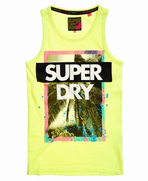 Superdry Echo Beach Long Line Férfi Mellény Zöld | UHOCI8964